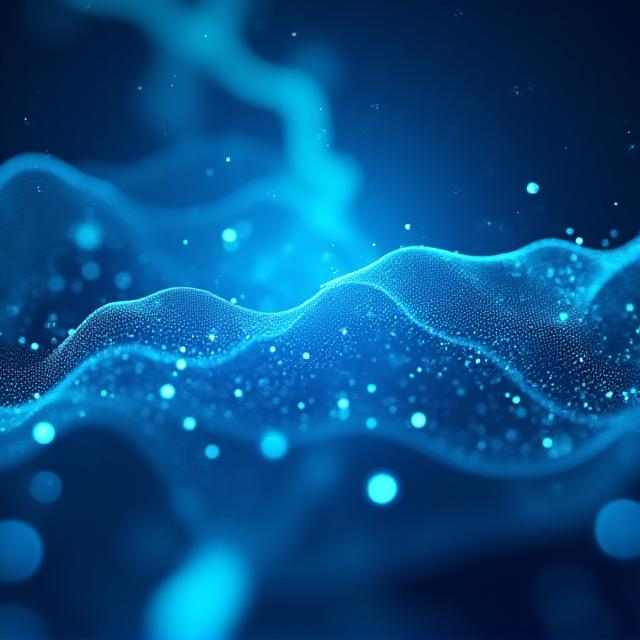 Illustration abstraite de la sécurité numérique et des flux de données météorologiques